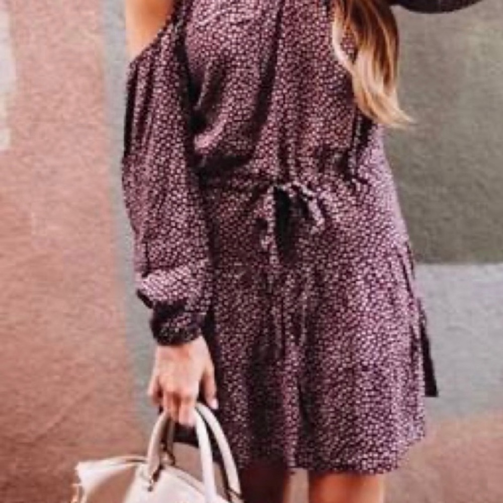 NWOT Paige Floral Cold Shoulder Dress